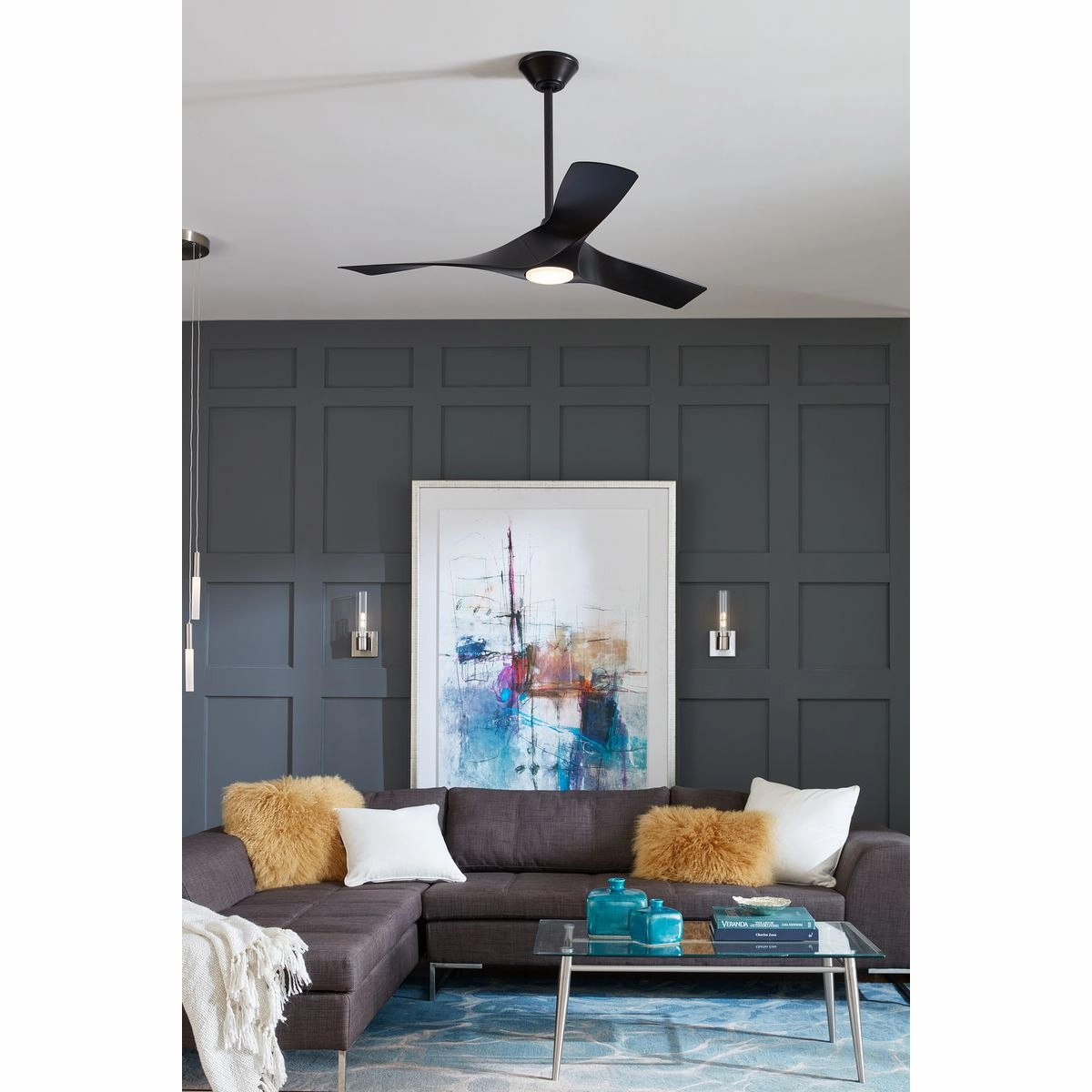 Ryne 52"Ceiling Fan Matte Black