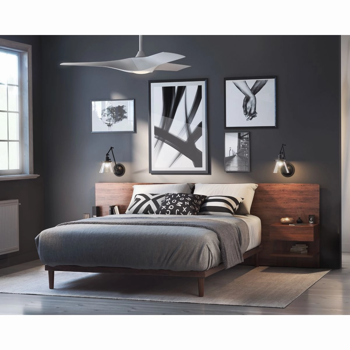 Ryne 52"Ceiling Fan Satin White