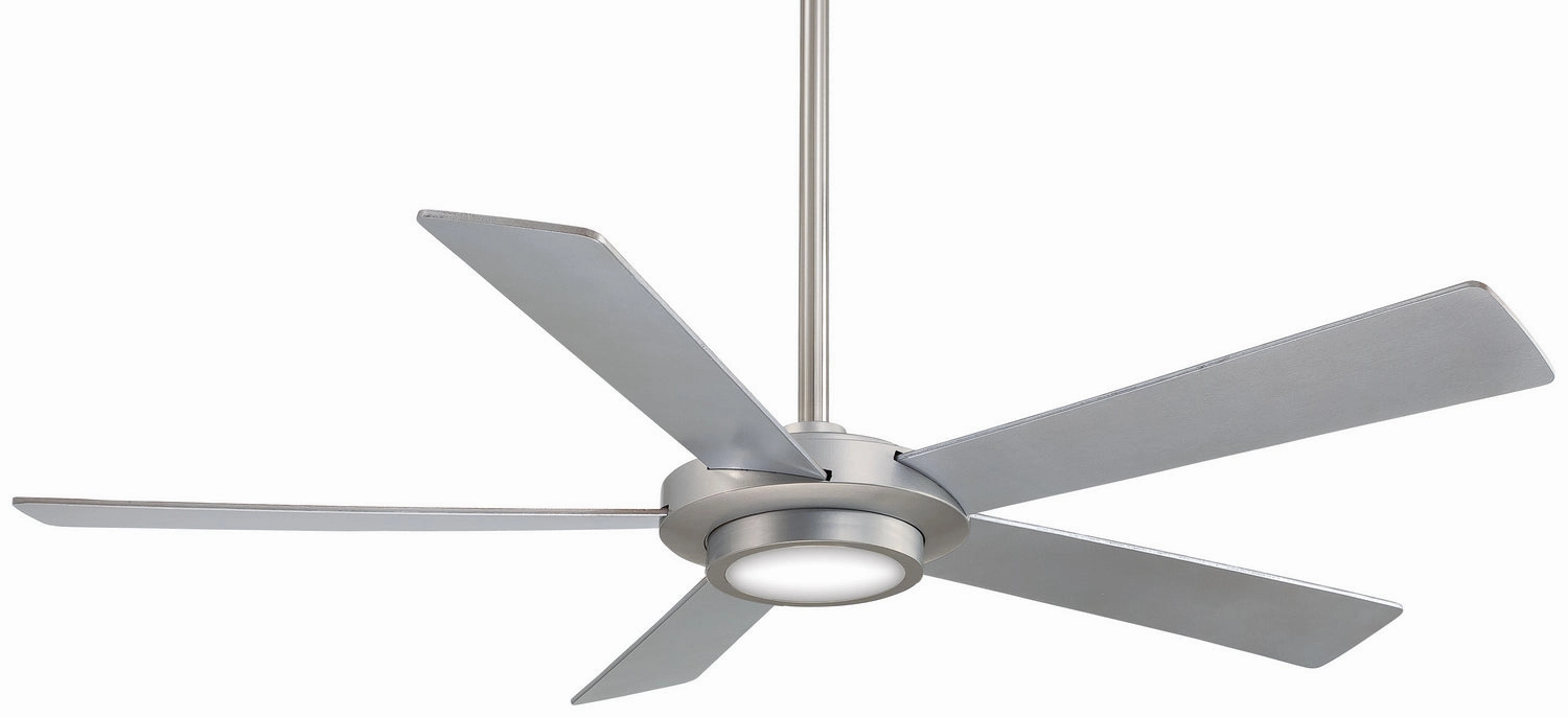 Sabot 52"Ceiling Fan Brushed Nickel medium electric fans for multi-room use