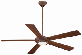 Sabot 52"Ceiling Fan Distressed Koa medium electric fans for multi-room use