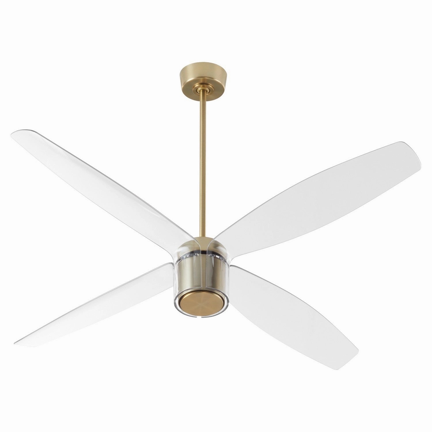 Samaran 60"Ceiling Fan Aged Brass portable medium fans with handle design