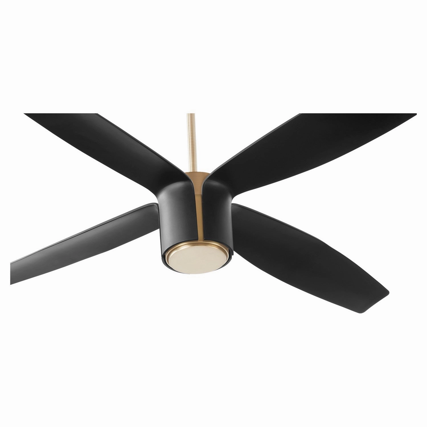 Samaran 60"Ceiling Fan Aged Brass W/ Black Blades