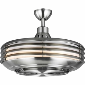 Sanford 24"Ceiling Fan Brushed Nickel decorative fandeliers with lights