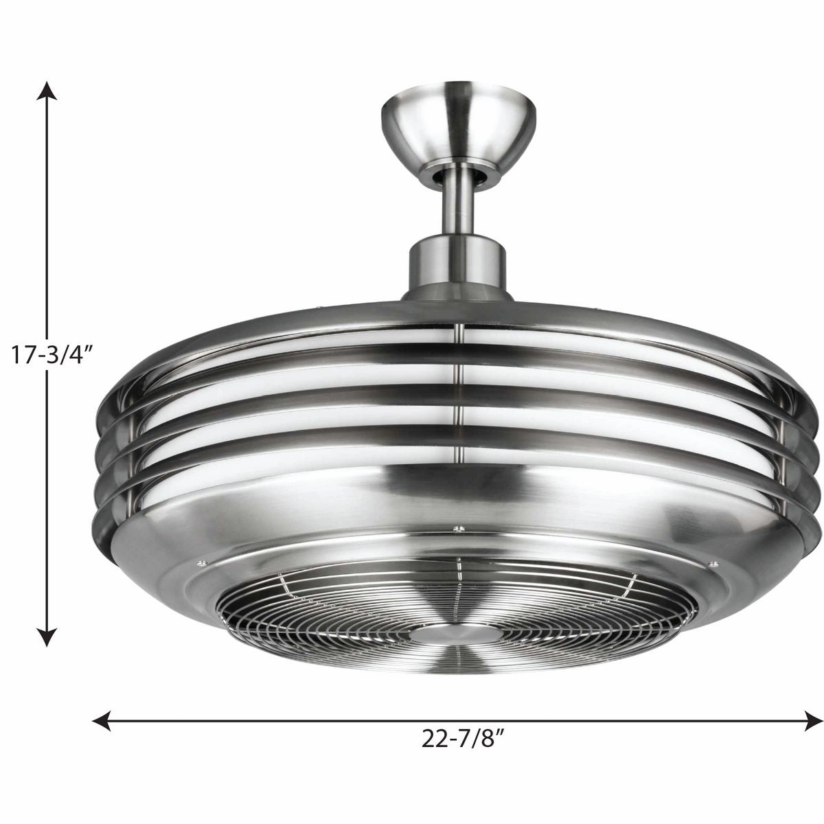 Sanford 24"Ceiling Fan Brushed Nickel