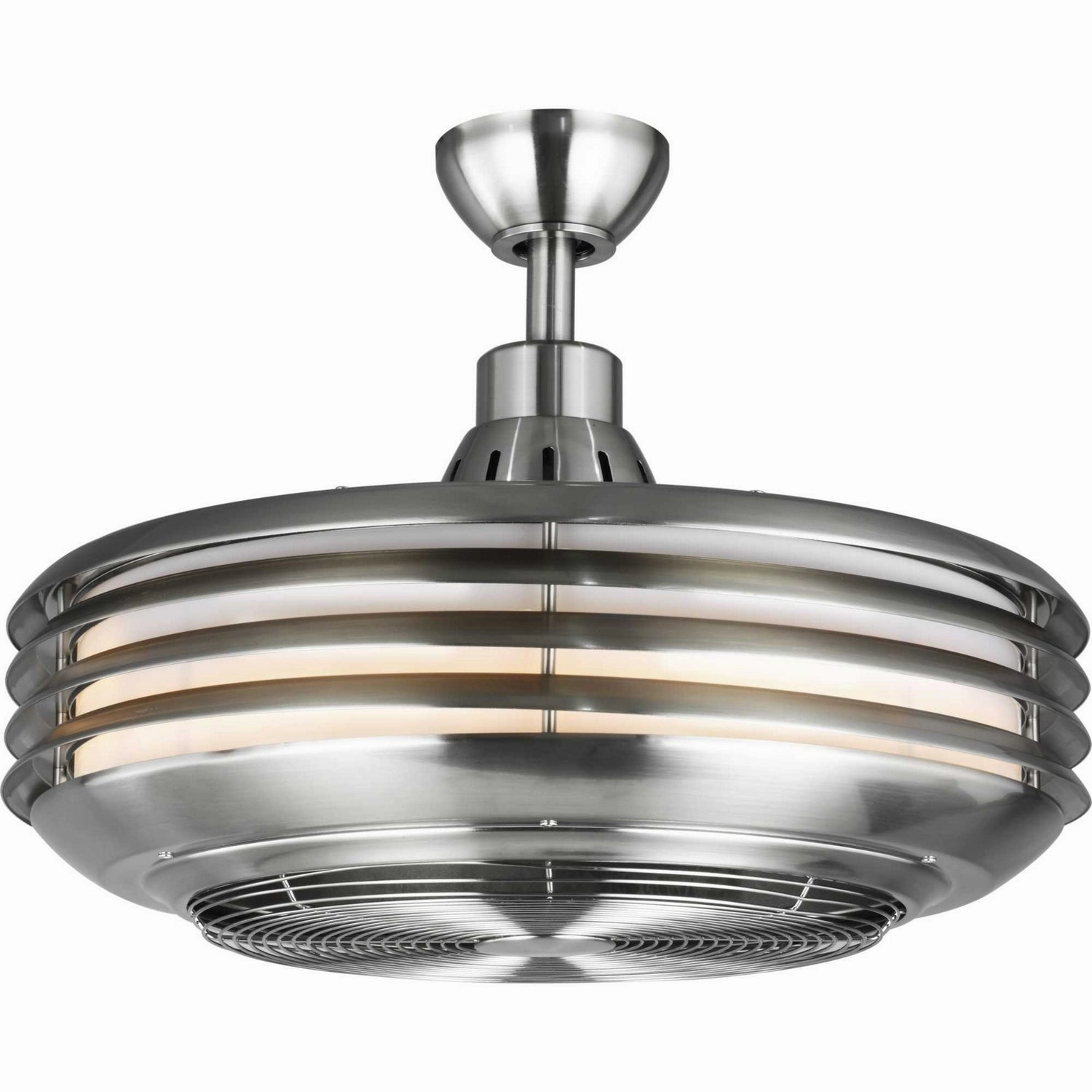 Sanford 24"Ceiling Fan Brushed Nickel small electric fans for personal cooling
