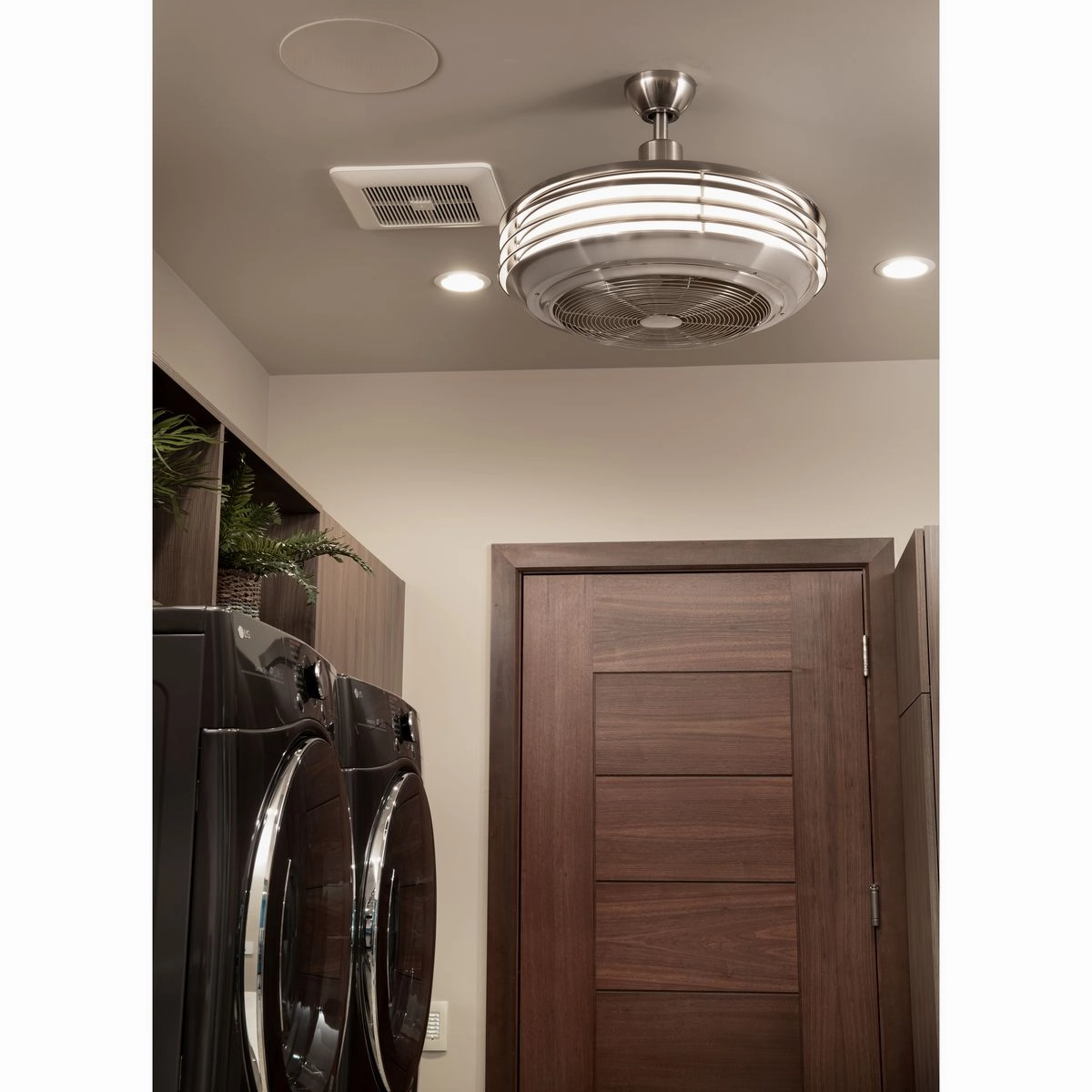 Sanford 24"Ceiling Fan Brushed Nickel
