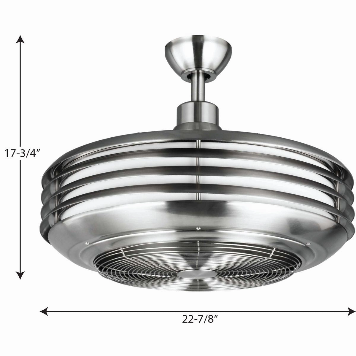 Sanford 24"Ceiling Fan Brushed Nickel