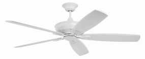 Santori 60 Indoor/Outdoor 60"Ceiling Fan Matte White oscillating medium fans with strong airflow