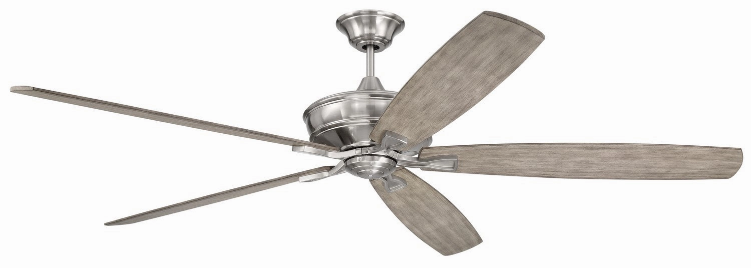 Santori 72 72"Ceiling Fan Brushed Polished Nickel home cooling fans in medium size