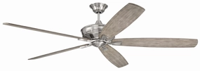 Santori 72 72"Ceiling Fan Brushed Polished Nickel home cooling fans in medium size