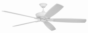 Santori 72 Indoor/Outdoor 72"Ceiling Fan Matte White medium size fans for home ventilation