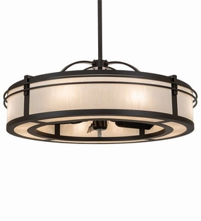 Sargent 12 Light Chandel-Air decorative fandeliers with lights