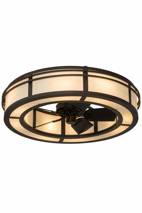 Sargent Eight Light Chandel-Air quiet small fans for desk or nightstand
