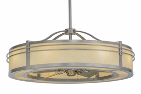 Sargent Eight Light Chandel-Air decorative fandeliers with lights