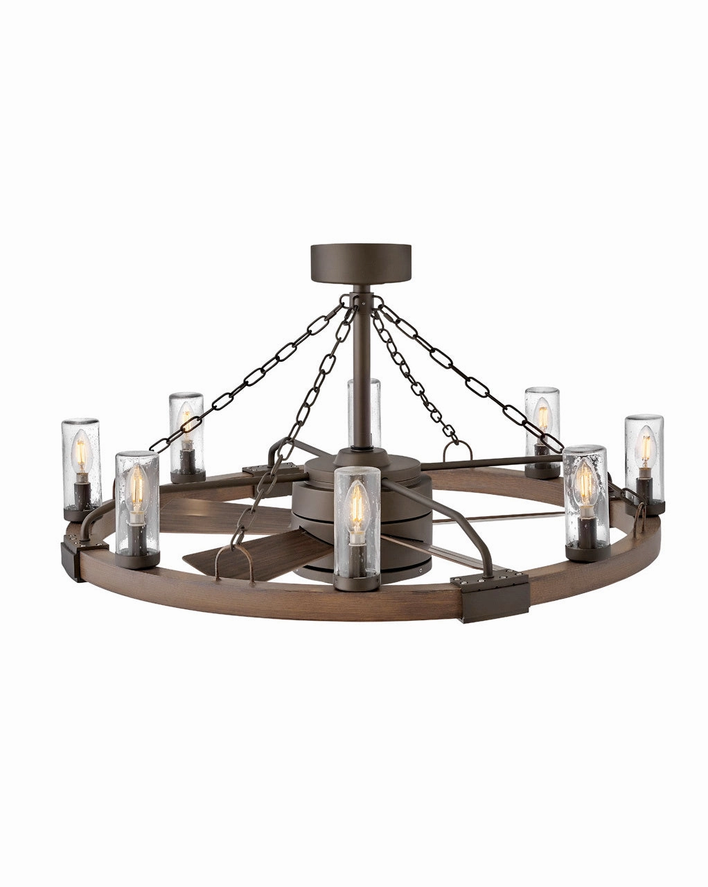 Sawyer 36" with 28" LED Fandelier Metallic Matte Bronze portable small fans for everyday use