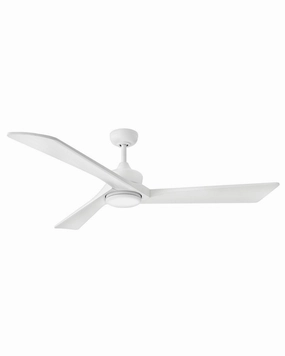 Sculpt 60" LED Smart Fan Matte White compact medium fans for desks and counters