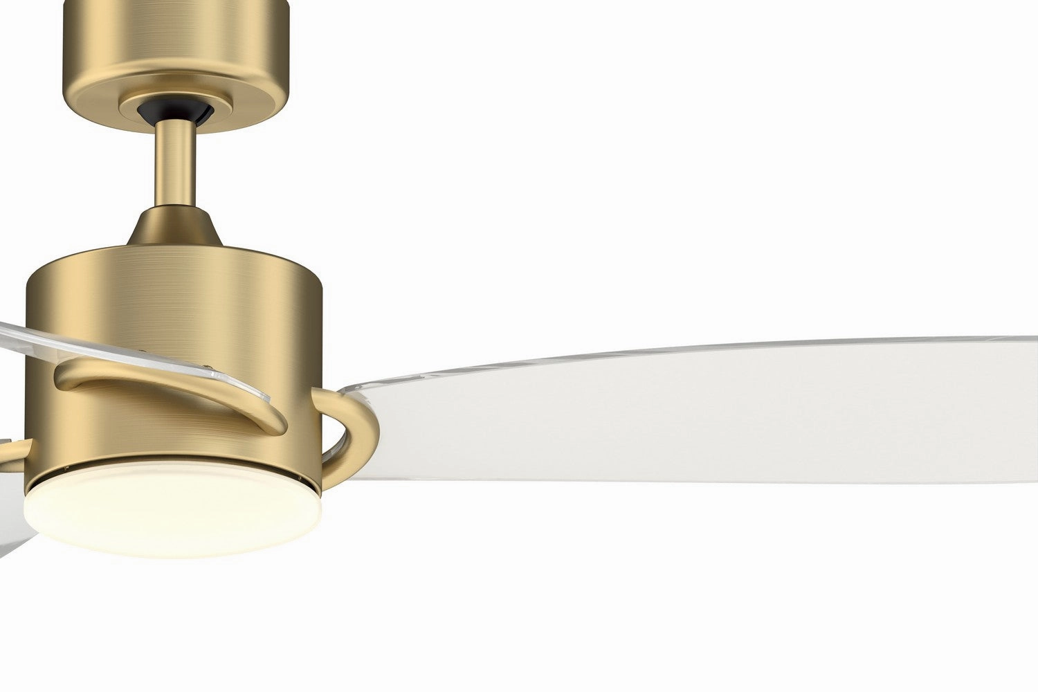 SculptAire 52"Ceiling Fan Brushed Satin Brass