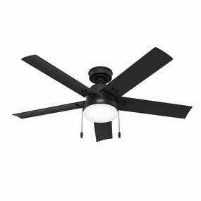 Sea Point 52"Ceiling Fan Matte Black versatile medium fans for any space