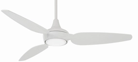 Seacrest Led 60"Ceiling Fan Flat White compact medium fans for desks and counters