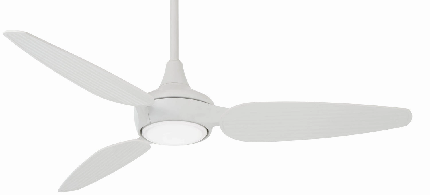 Seacrest Led 60"Ceiling Fan Flat White compact medium fans for desks and counters