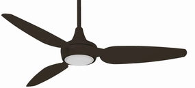 Seacrest Led 60"Ceiling Fan Oil Rubbed Bronze quiet medium fans for living room use