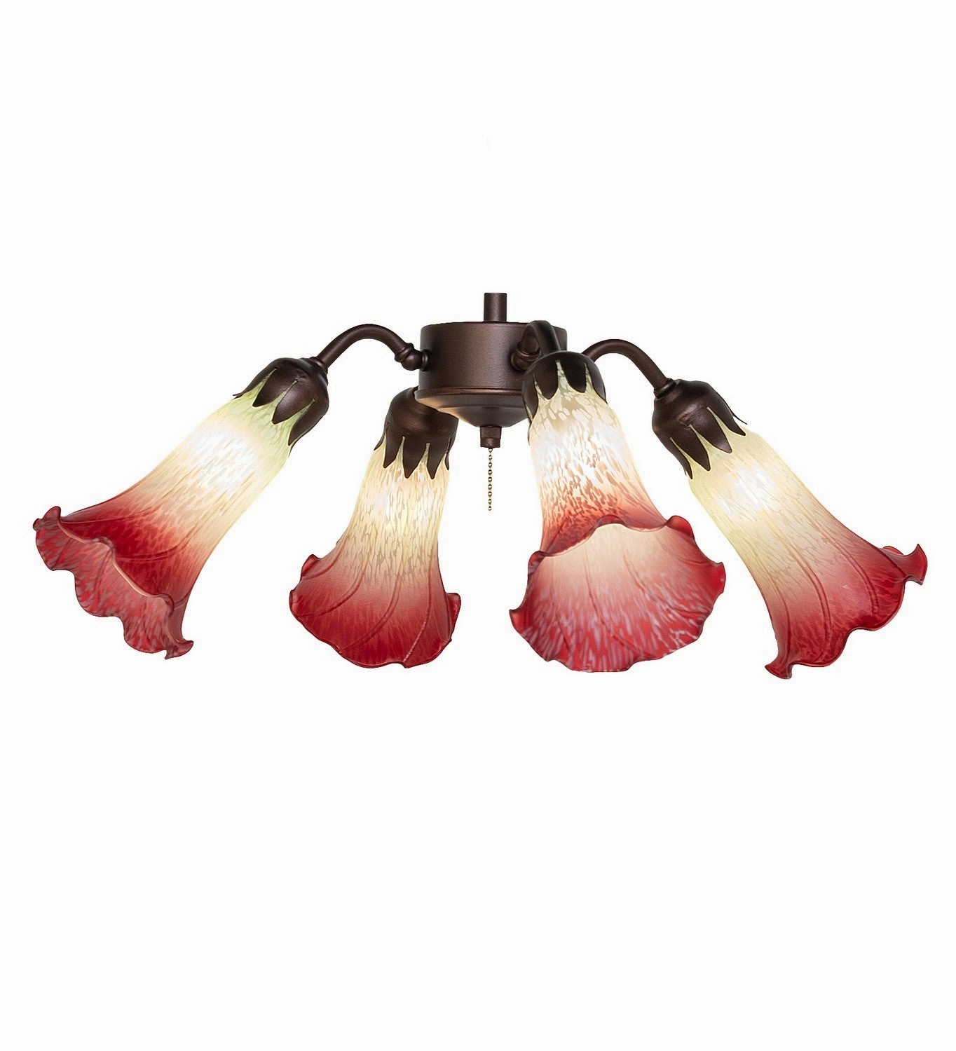 Seafoam/Cranberry Four Light Fan Light best small fans for home and travel