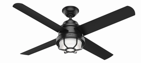 Searow 54"Ceiling Fan Matte Black versatile medium fans for any space