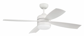 Sebastion 52" Ceiling Fan in White adjustable indoor fans for cool airflow