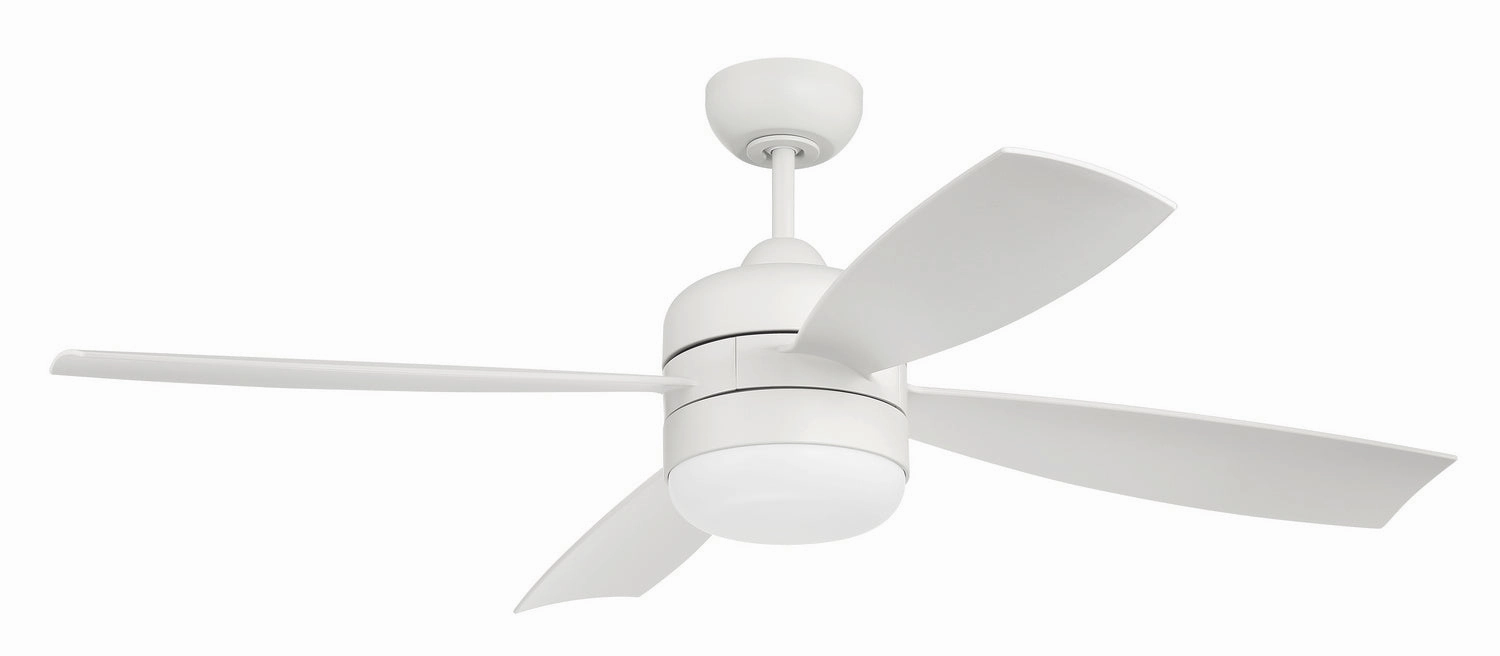 Sebastion 52" Ceiling Fan in White adjustable indoor fans for cool airflow