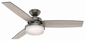 Sentinel 52"Ceiling Fan Brushed Slate compact medium fans for desks and counters