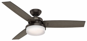 Sentinel 52"Ceiling Fan Premier Bronze quiet medium fans for living room use