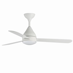 Serene 52"Ceiling Fan White stylish medium fans for contemporary homes