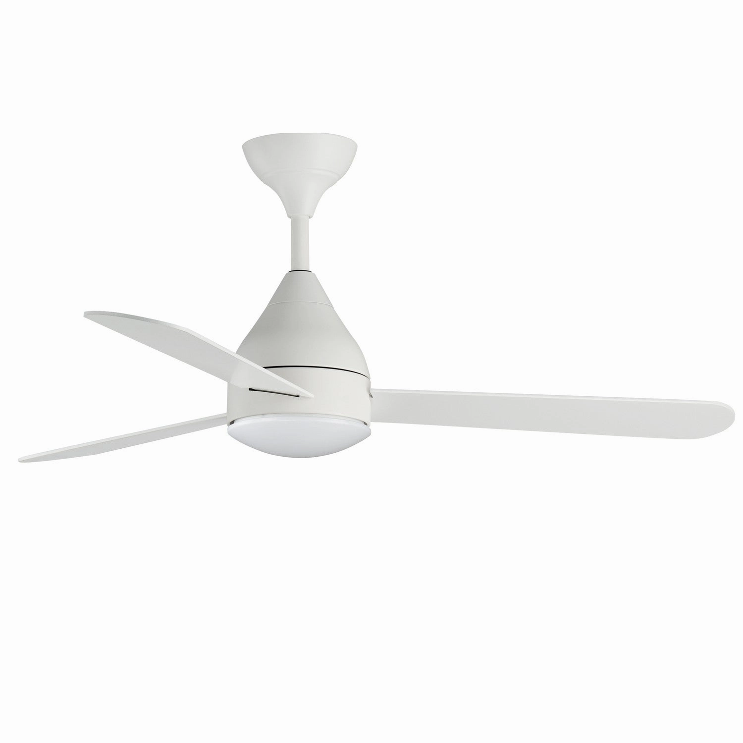 Serene 52"Ceiling Fan White stylish medium fans for contemporary homes