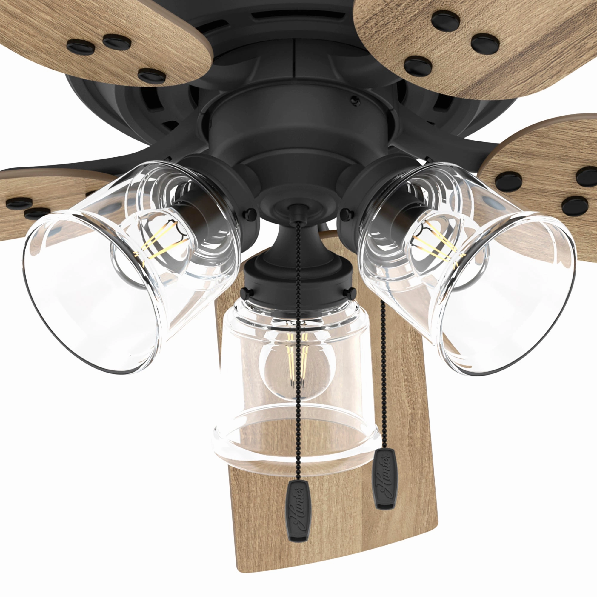 Shady Grove 52"Ceiling Fan Matte Black