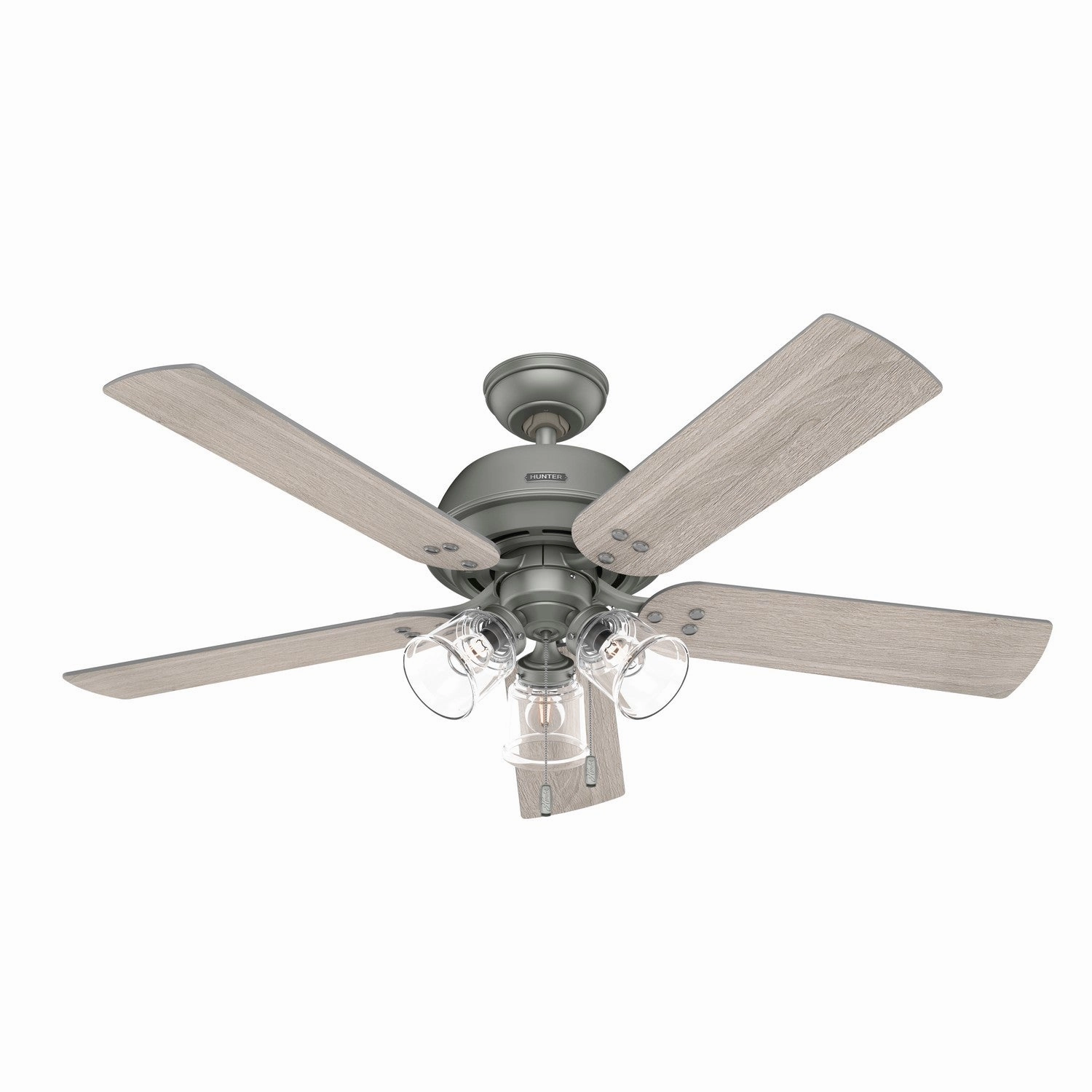 Shady Grove 52"Ceiling Fan Matte Silver home cooling fans in medium size