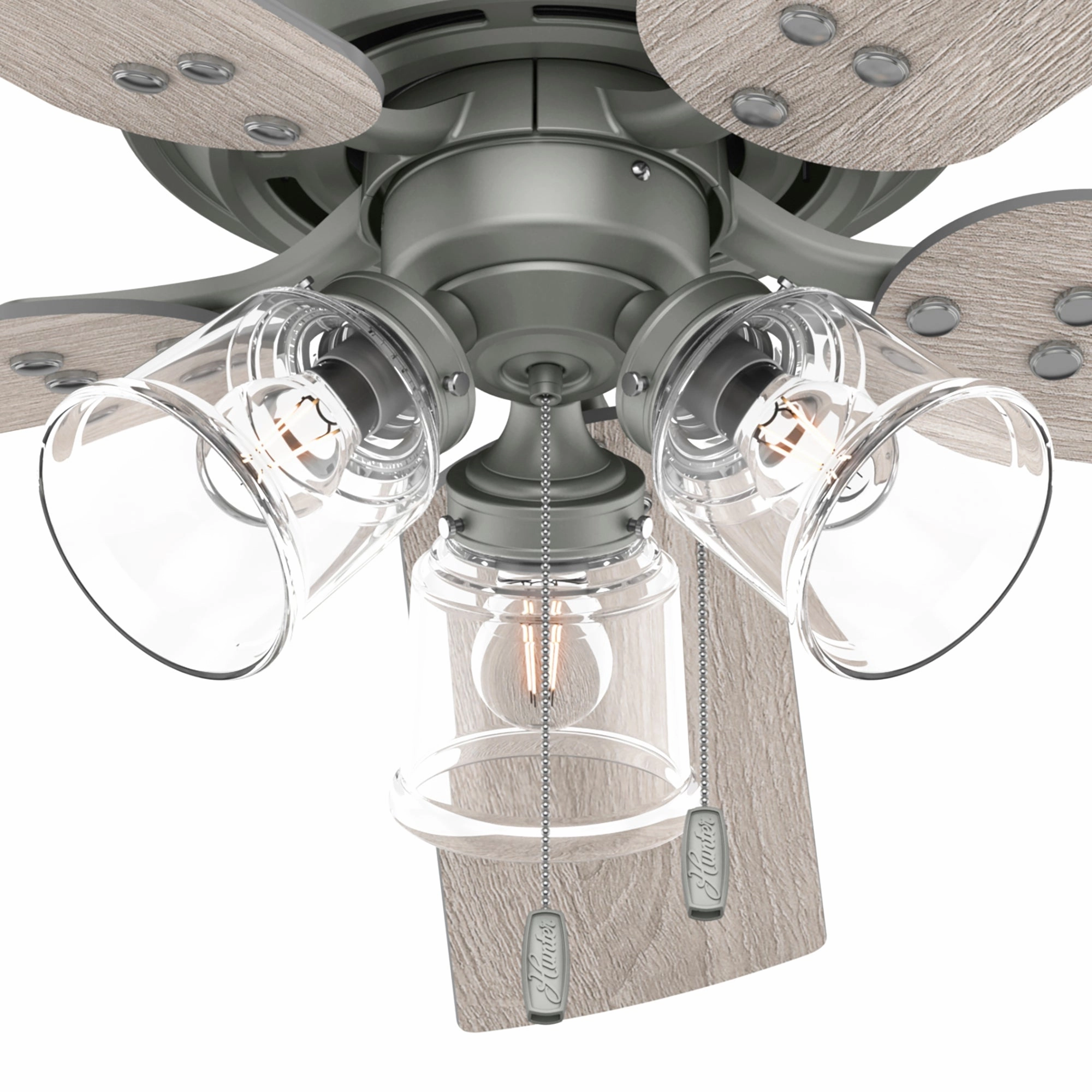 Shady Grove 52"Ceiling Fan Matte Silver