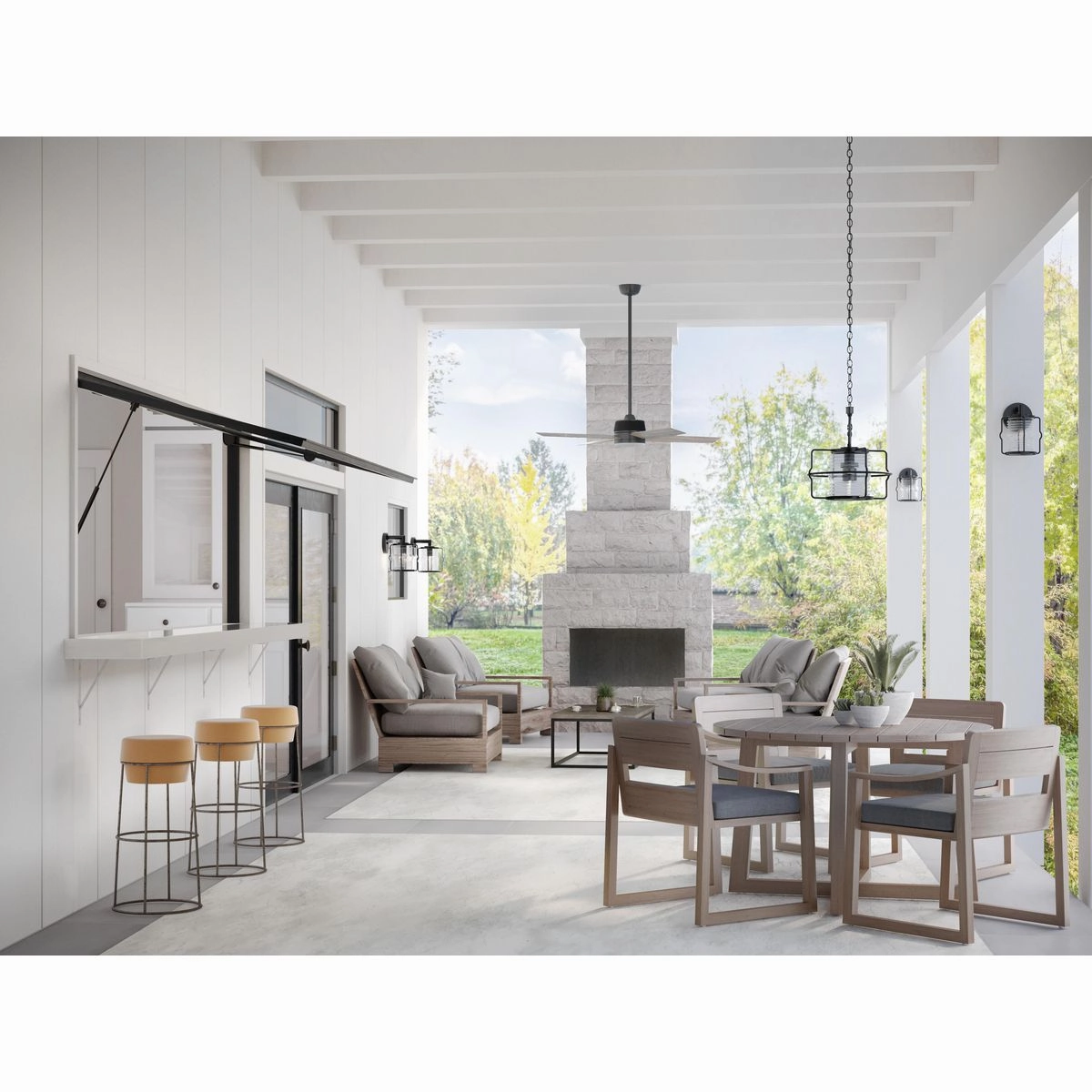 Shaffer Ii 56"Ceiling Fan Matte Black