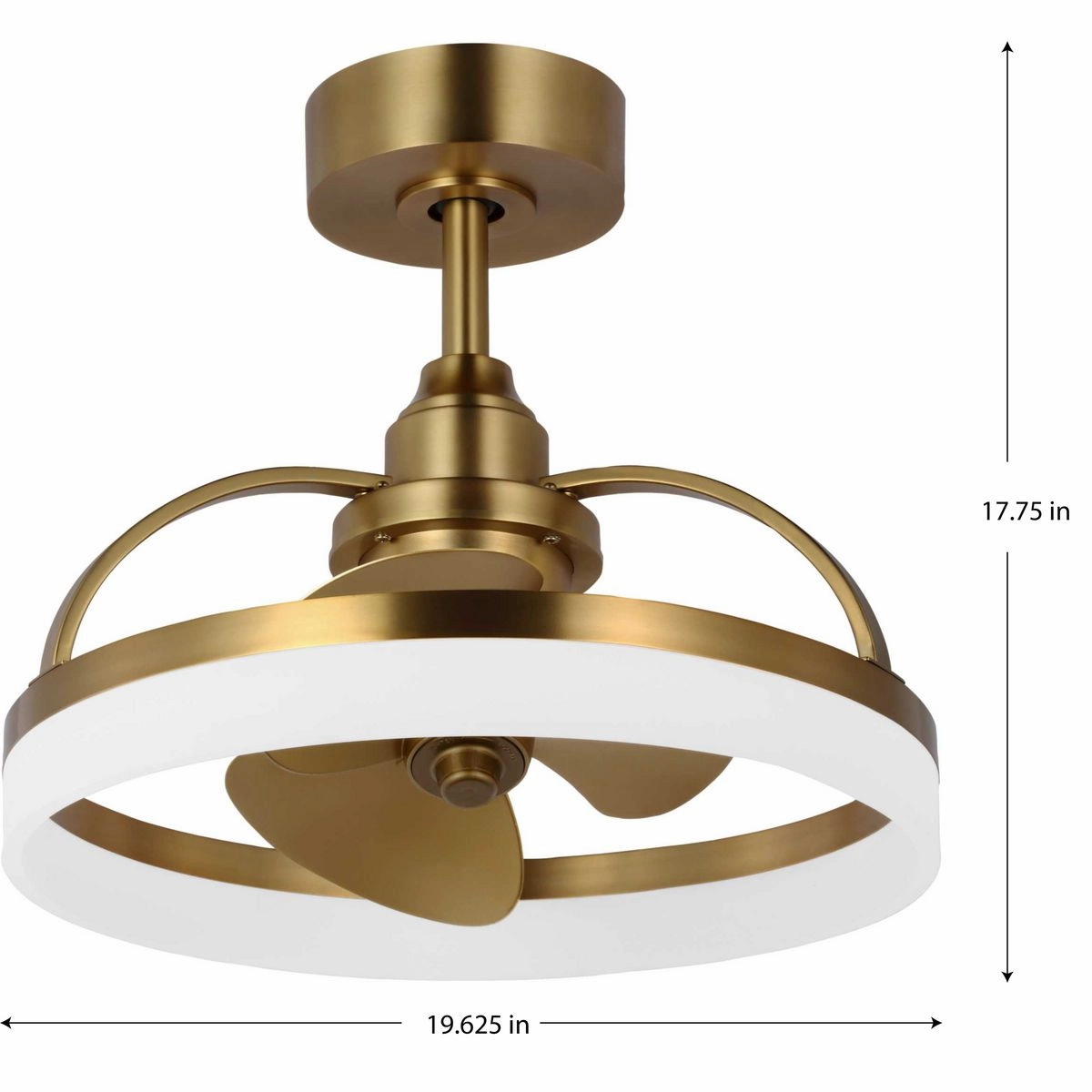 Shear Ceiling Fan Brushed Bronze
