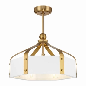 Sheffield 6-Light LED Fan D'Lier modern fandeliers for living rooms