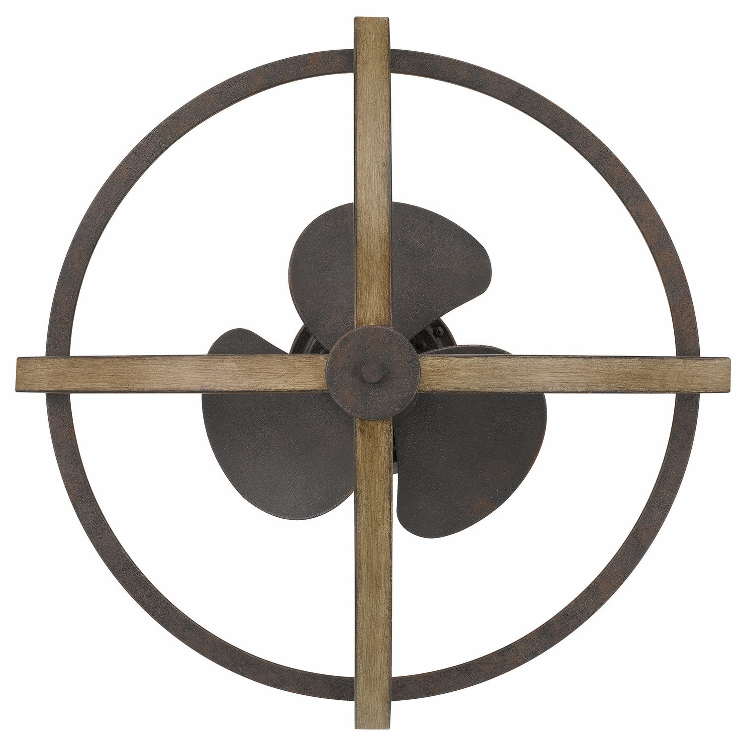 Shire Four Light Fandelier Rustic Black