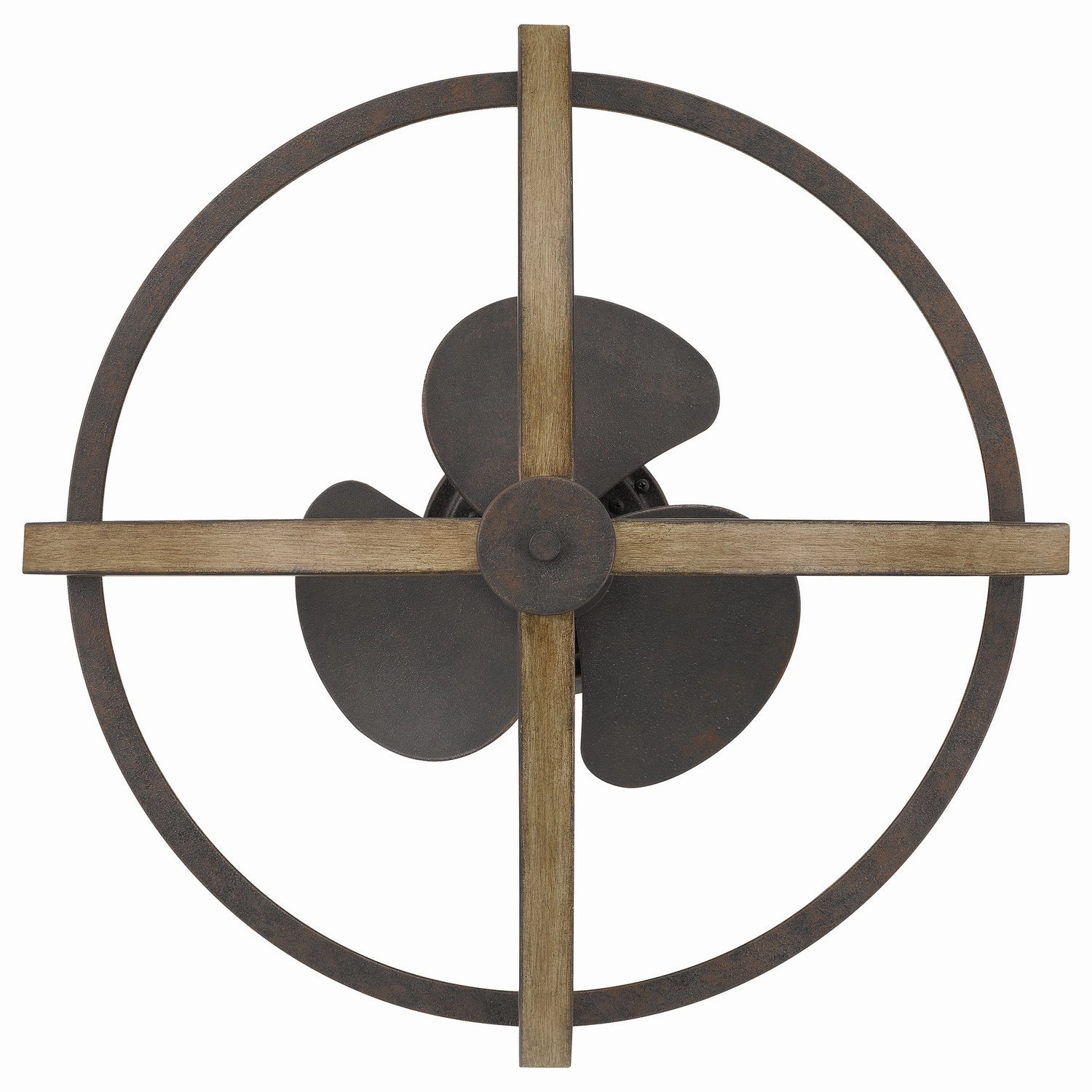 Shire Four Light Fandelier Rustic Black