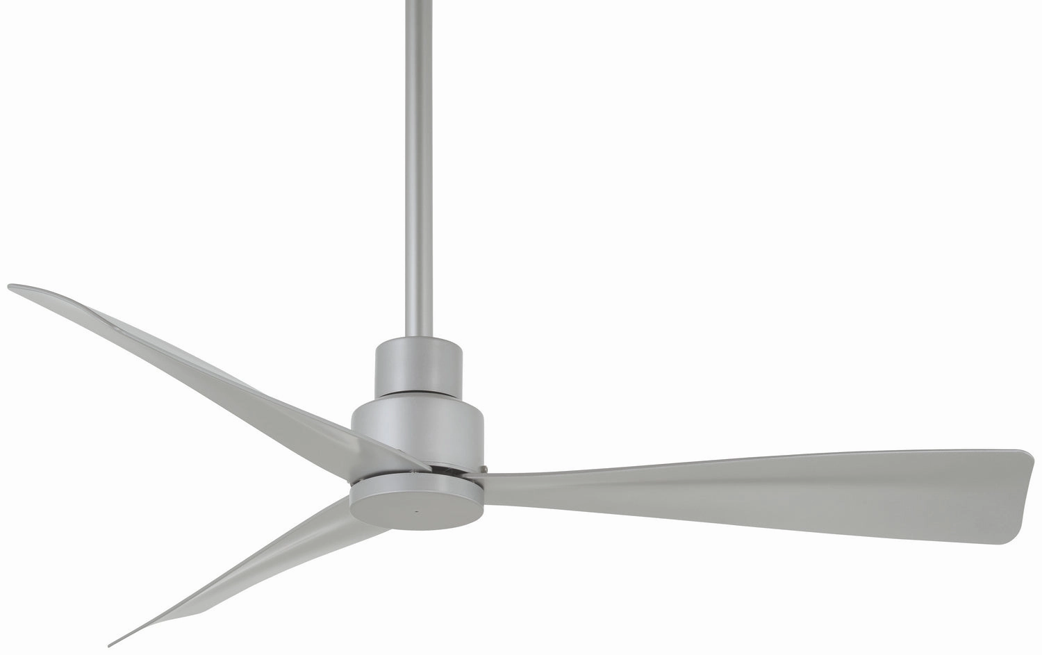 Simple 44" 44"Ceiling Fan Silver compact small fans for bedrooms