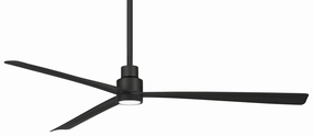 Simple 65" 65" Ceiling Fan Coal medium size fans for home ventilation