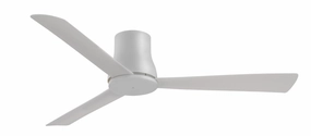 Simple Flush-52" 52"Ceiling Fan Grey compact medium fans for desks and counters