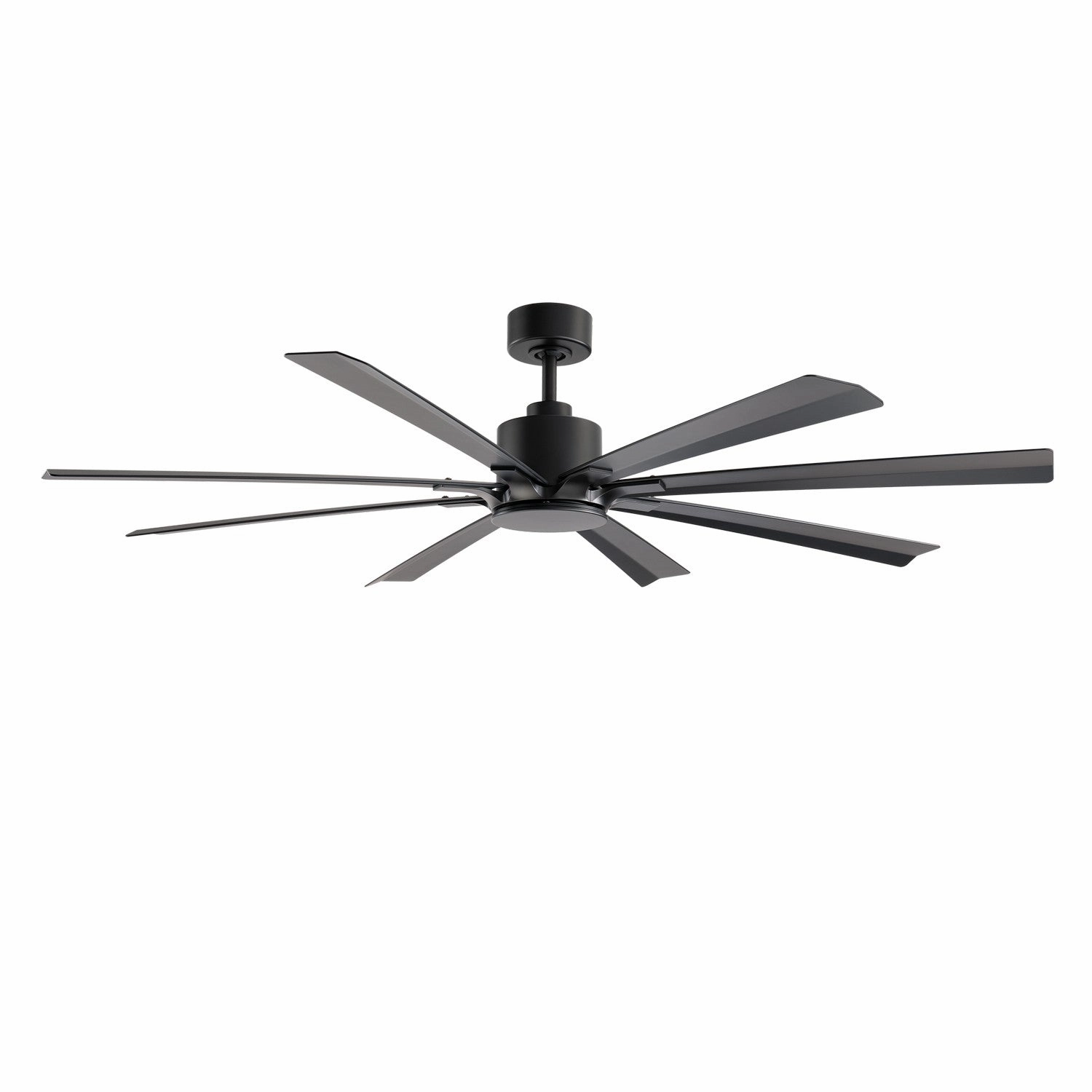 Size Matters 65"Ceiling Fan Matte Black portable medium fans with handle design