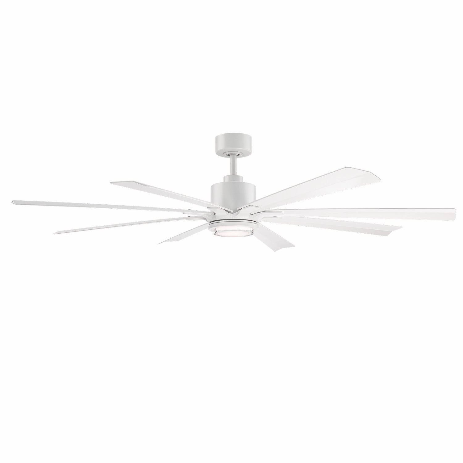 Size Matters 65"Ceiling Fan Matte White modern medium fans for everyday cooling
