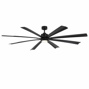 Size Matters 84"Ceiling Fan Matte Black large electric fans for spacious rooms