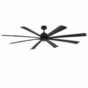 Size Matters 84"Ceiling Fan Matte Black large electric fans for spacious rooms