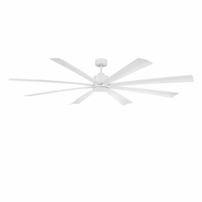 Size Matters 84"Ceiling Fan Matte White large electric fans for spacious rooms