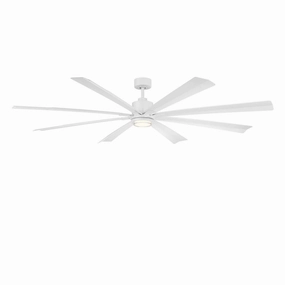 Size Matters 84"Ceiling Fan Matte White large electric fans for spacious rooms